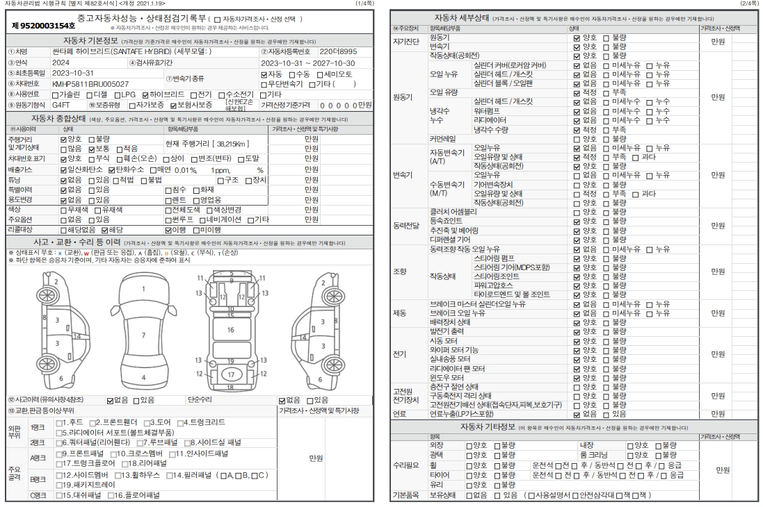 Основная информация и общее состояние / история аварий и ремонтов