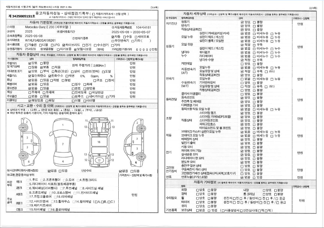 Основная информация и общее состояние / история аварий и ремонтов