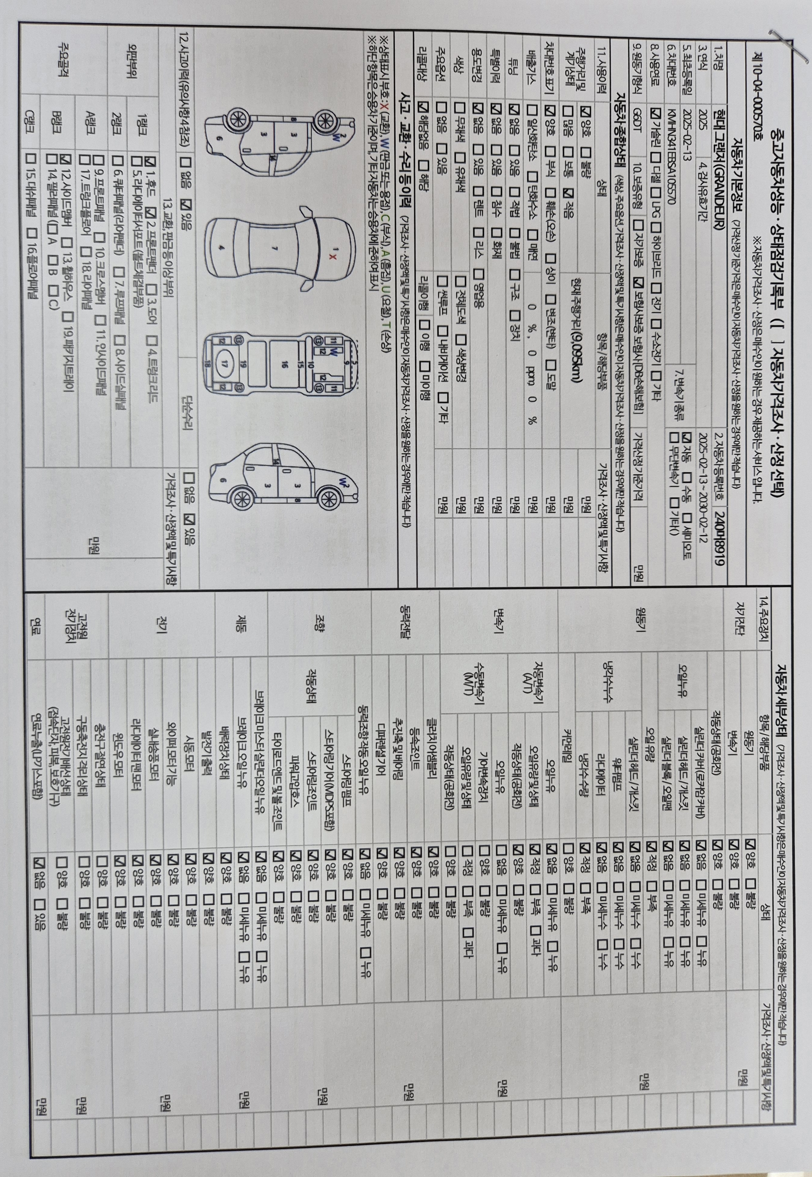 Основная информация и общее состояние / история аварий и ремонтов