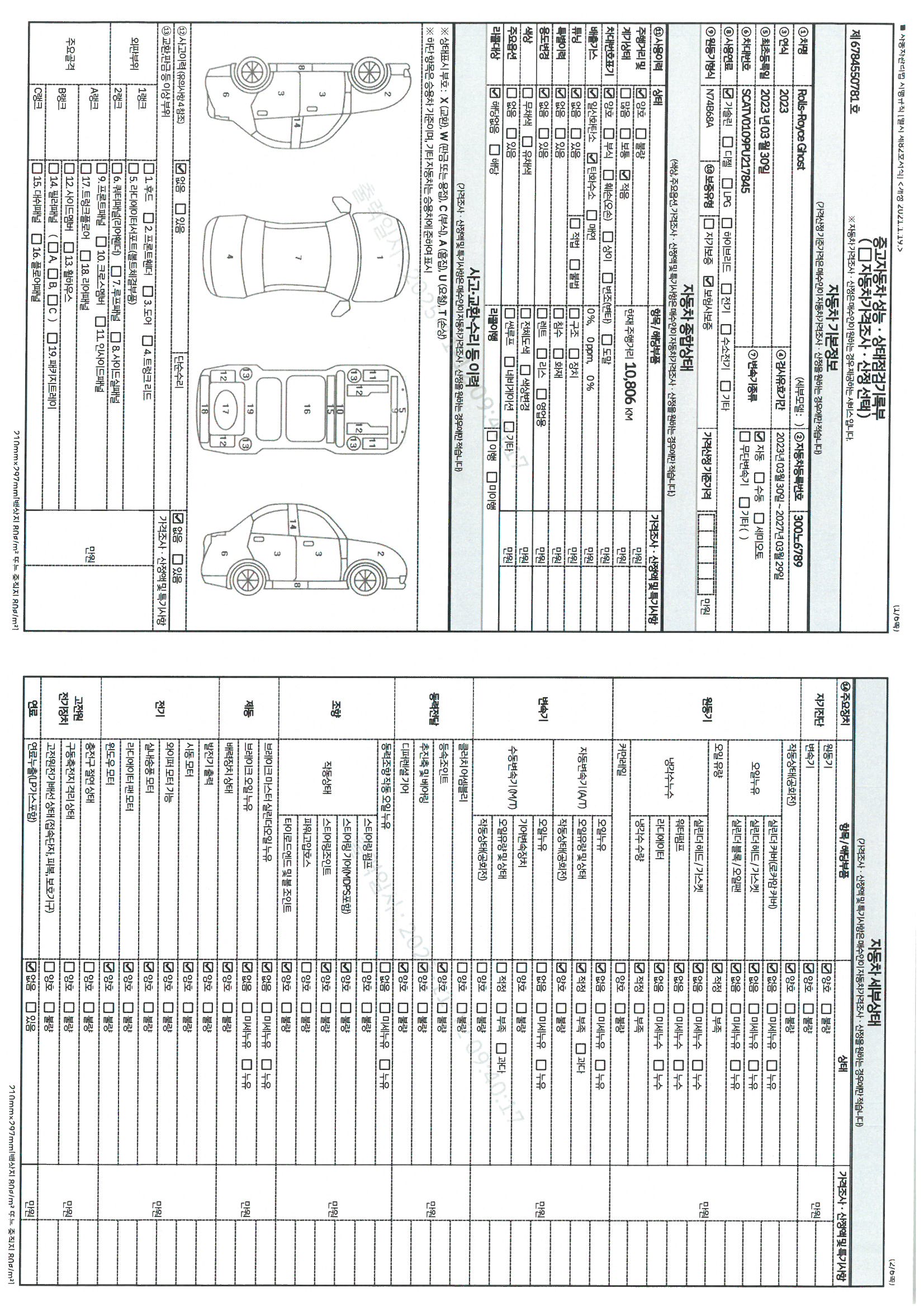 Основная информация и общее состояние / история аварий и ремонтов