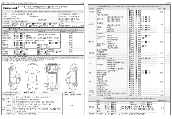 Основная информация и общее состояние / история аварий и ремонтов