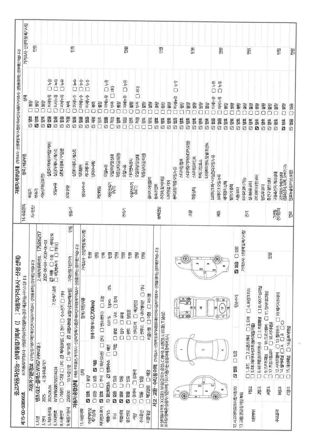 Основная информация и общее состояние / история аварий и ремонтов