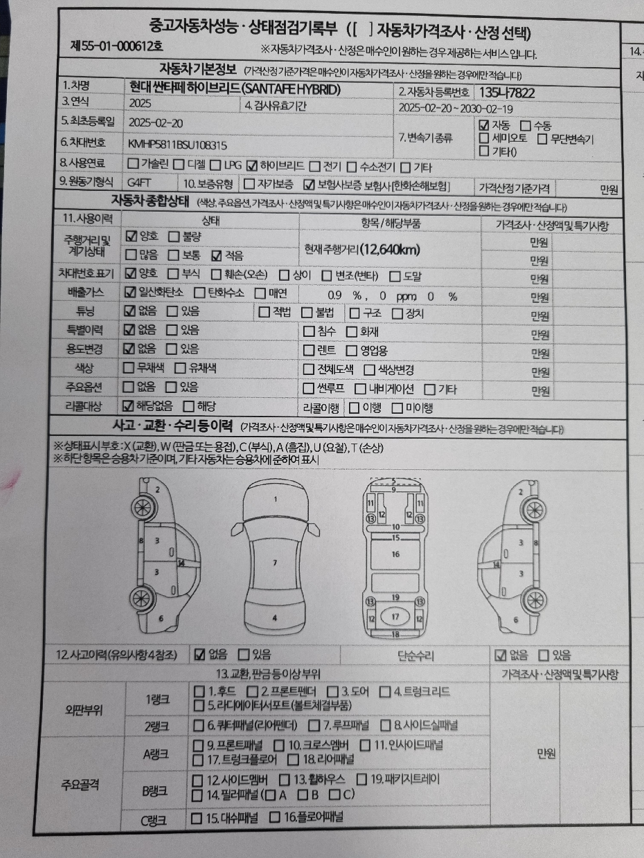 Основная информация и общее состояние / история аварий и ремонтов
