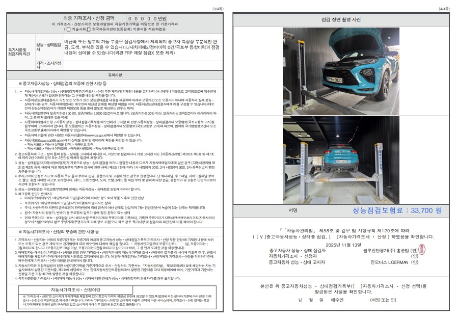 Детальное состояние автомобиля