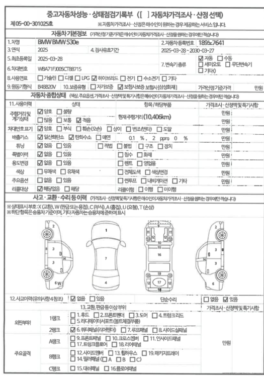 Основная информация и общее состояние / история аварий и ремонтов