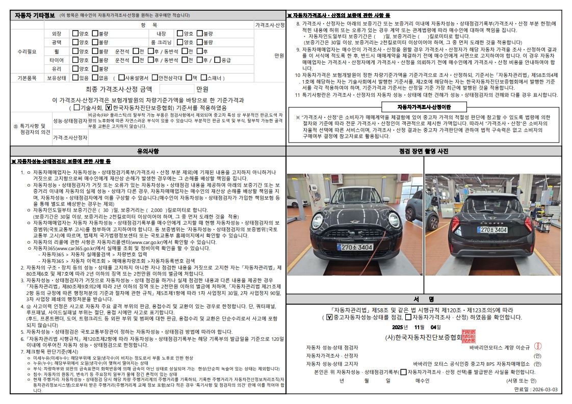 Детальное состояние автомобиля
