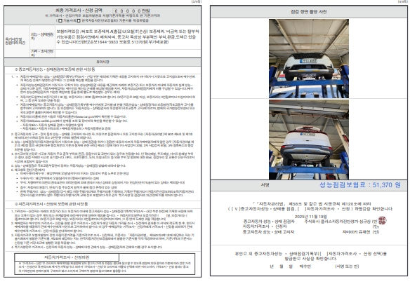 Детальное состояние автомобиля