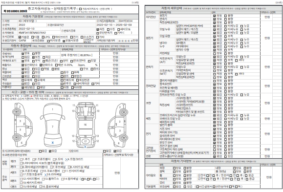 Основная информация и общее состояние / история аварий и ремонтов