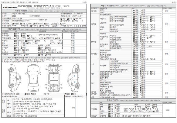 Основная информация и общее состояние / история аварий и ремонтов