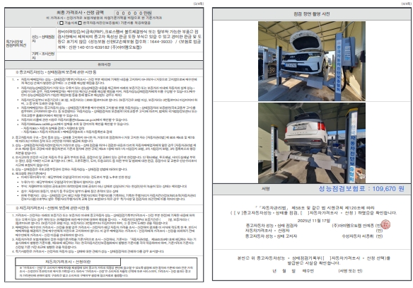 Детальное состояние автомобиля