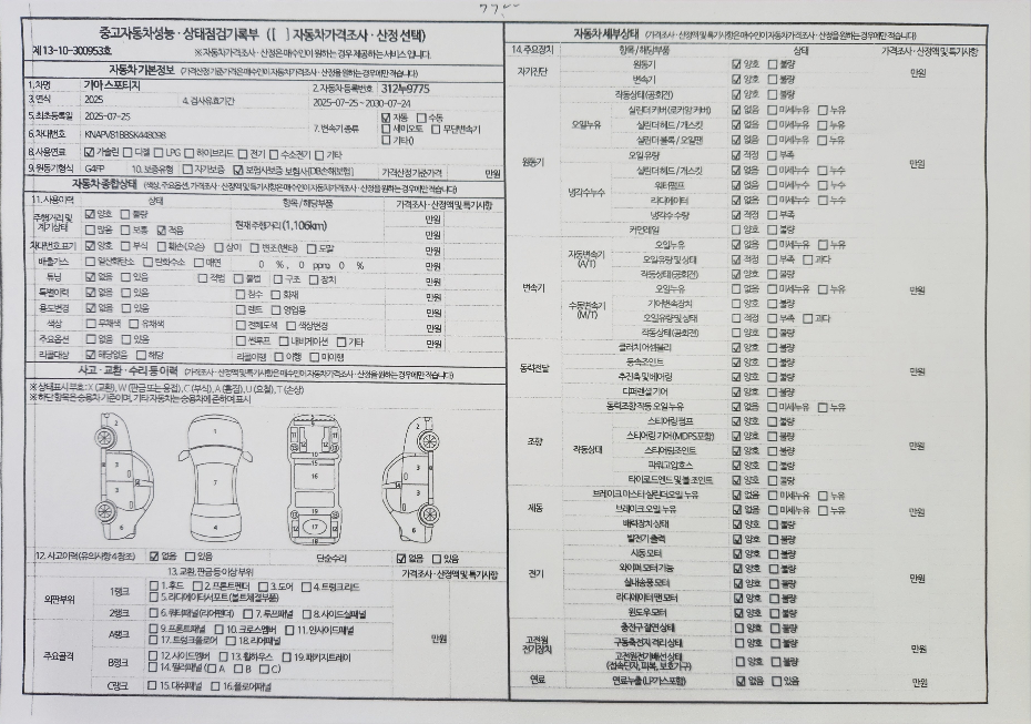 Основная информация и общее состояние / история аварий и ремонтов
