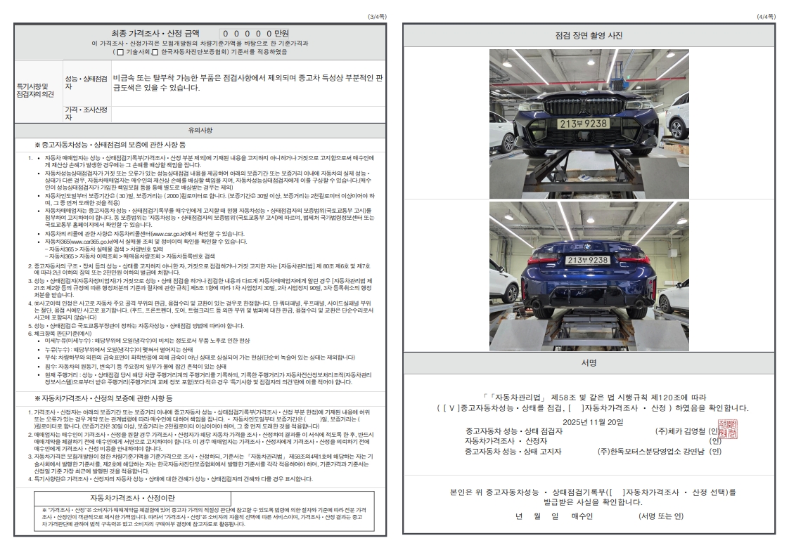 Детальное состояние автомобиля