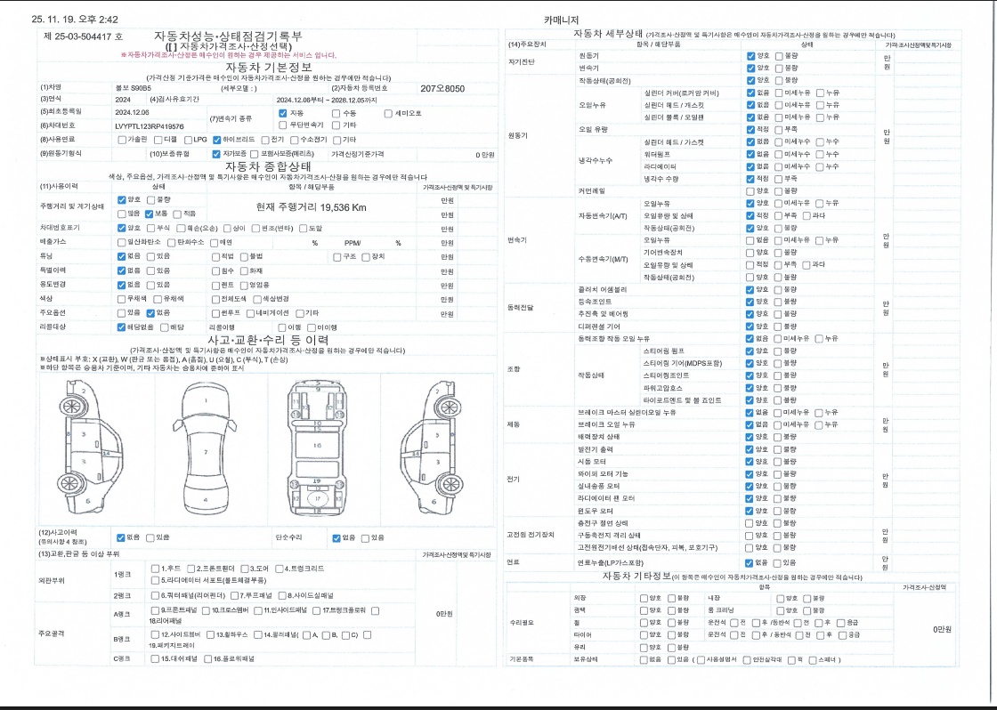Основная информация и общее состояние / история аварий и ремонтов