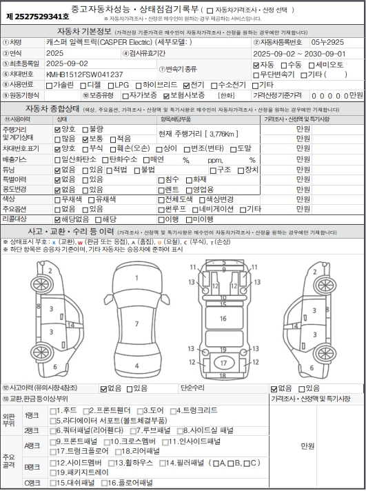 Основная информация и общее состояние / история аварий и ремонтов