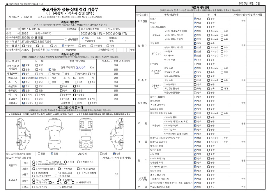 Основная информация и общее состояние / история аварий и ремонтов