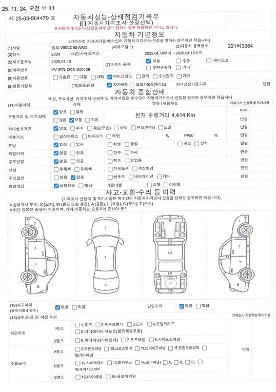 Основная информация и общее состояние / история аварий и ремонтов