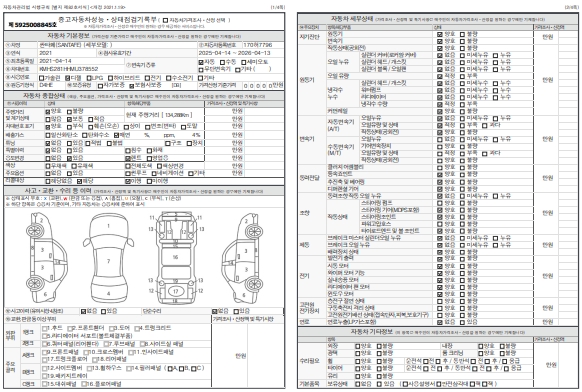 Основная информация и общее состояние / история аварий и ремонтов