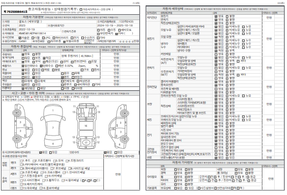Основная информация и общее состояние / история аварий и ремонтов
