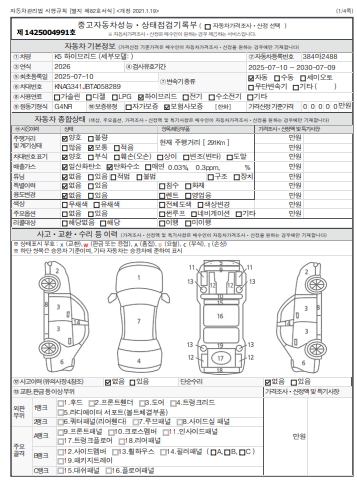 Основная информация и общее состояние / история аварий и ремонтов