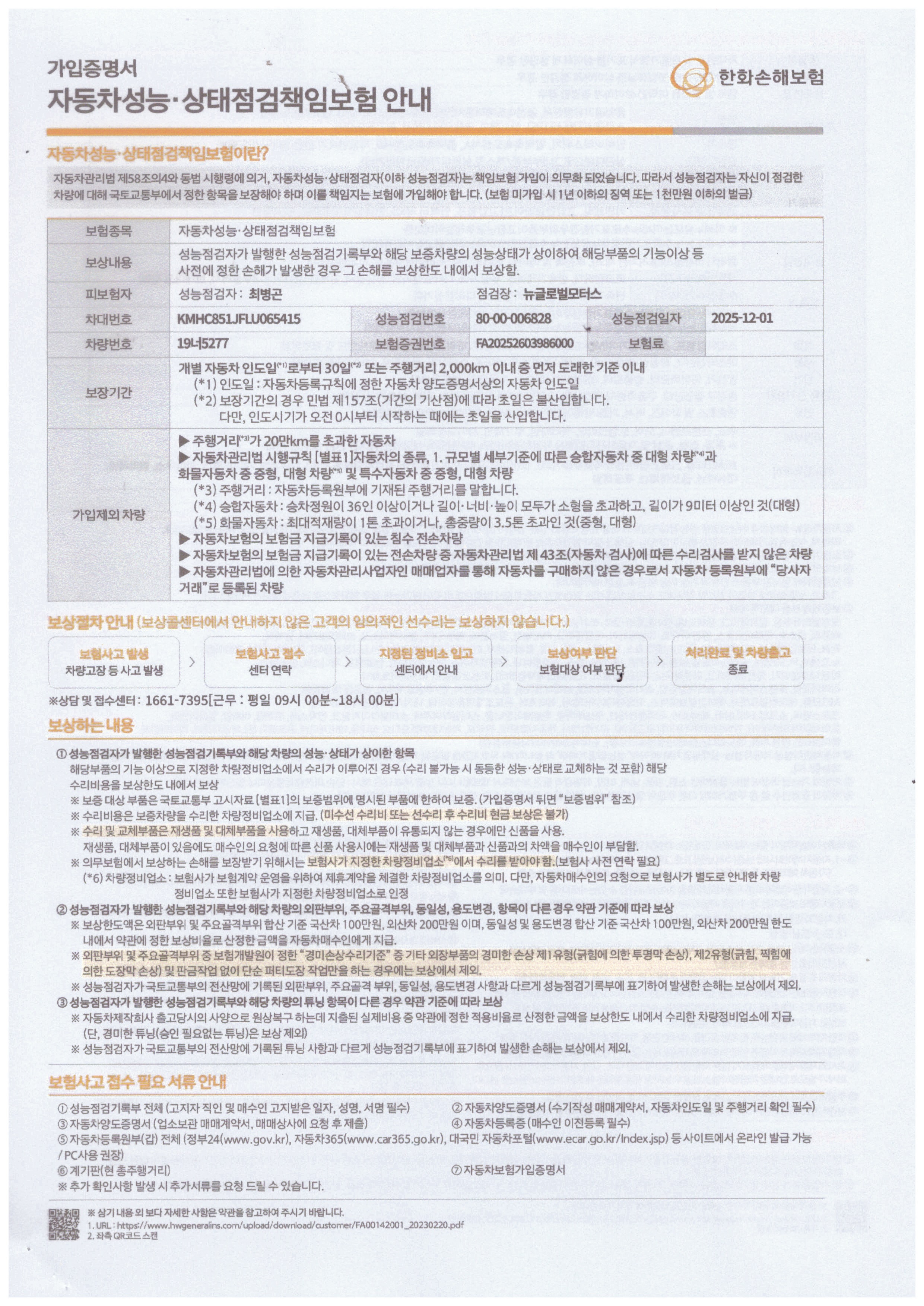 Детальное состояние автомобиля