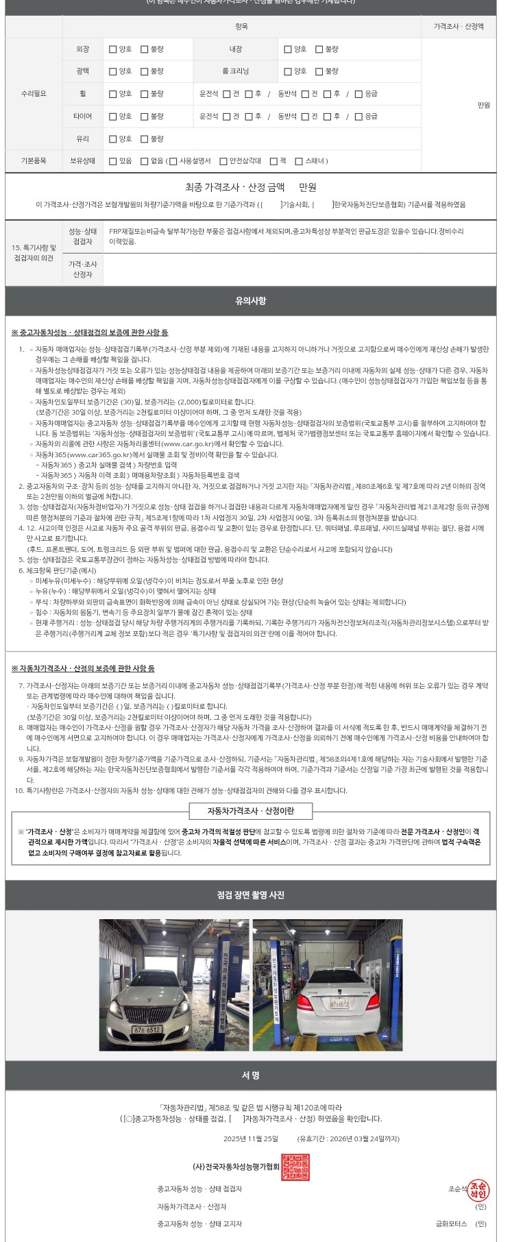 Подробное состояние автомобиля и другая информация