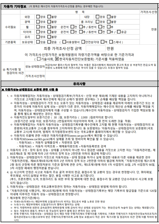 Подробное состояние автомобиля и другая информация