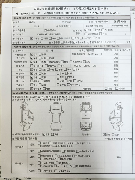Основная информация и общее состояние / история аварий и ремонтов