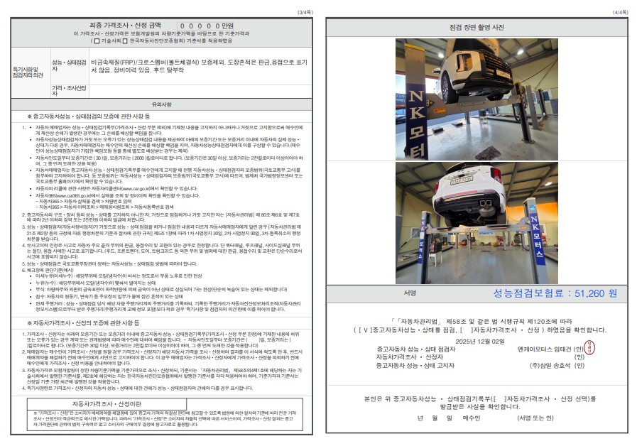 Детальное состояние автомобиля