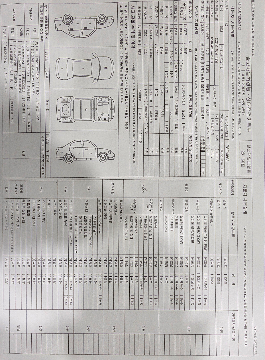 Основная информация и общее состояние / история аварий и ремонтов