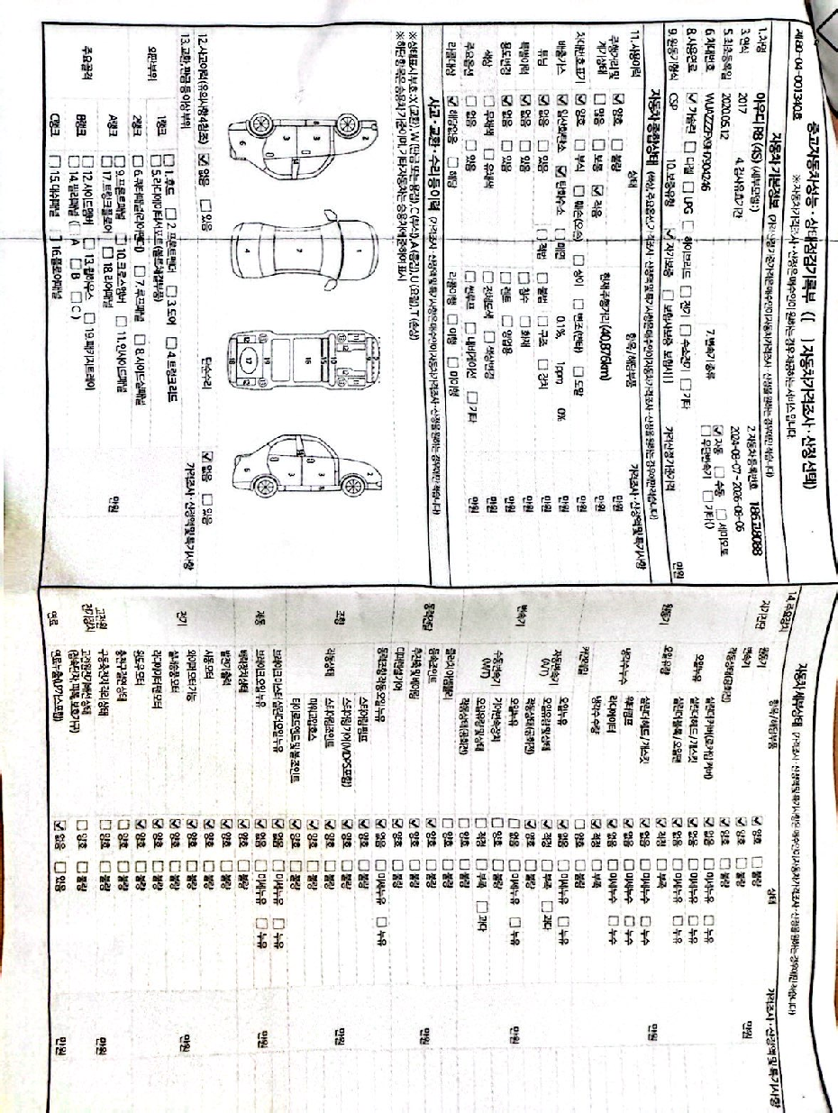 Основная информация и общее состояние / история аварий и ремонтов
