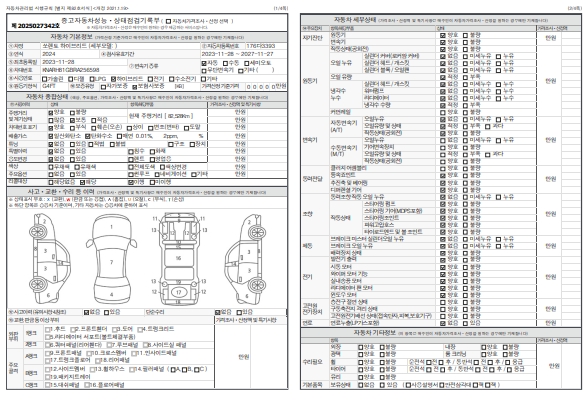 Основная информация и общее состояние / история аварий и ремонтов
