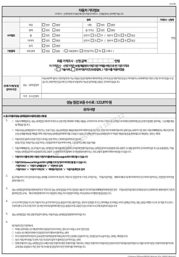Подробное состояние автомобиля и другая информация
