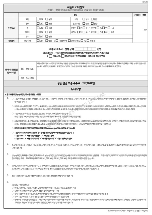 Подробное состояние автомобиля и другая информация