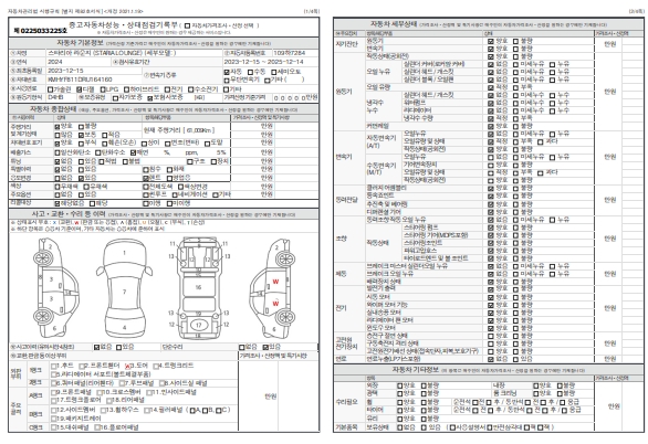 Основная информация и общее состояние / история аварий и ремонтов