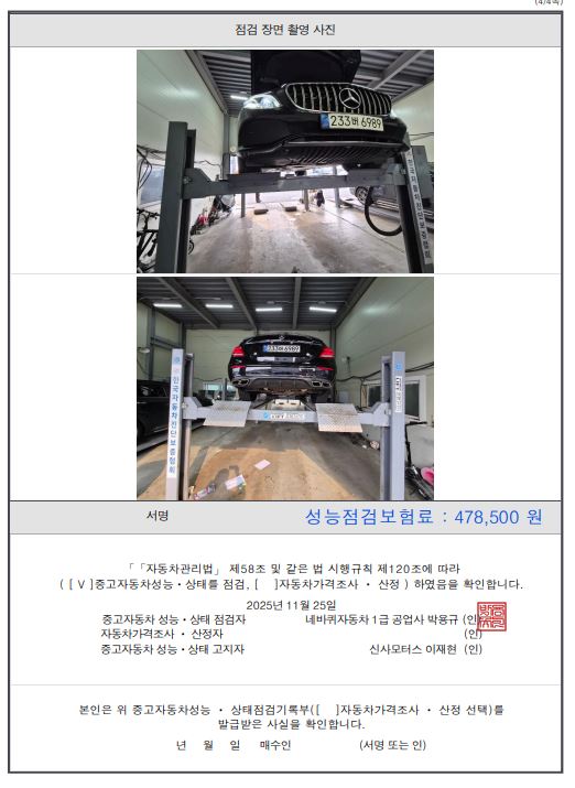 Фотографии, сделанные во время проверки, подписи