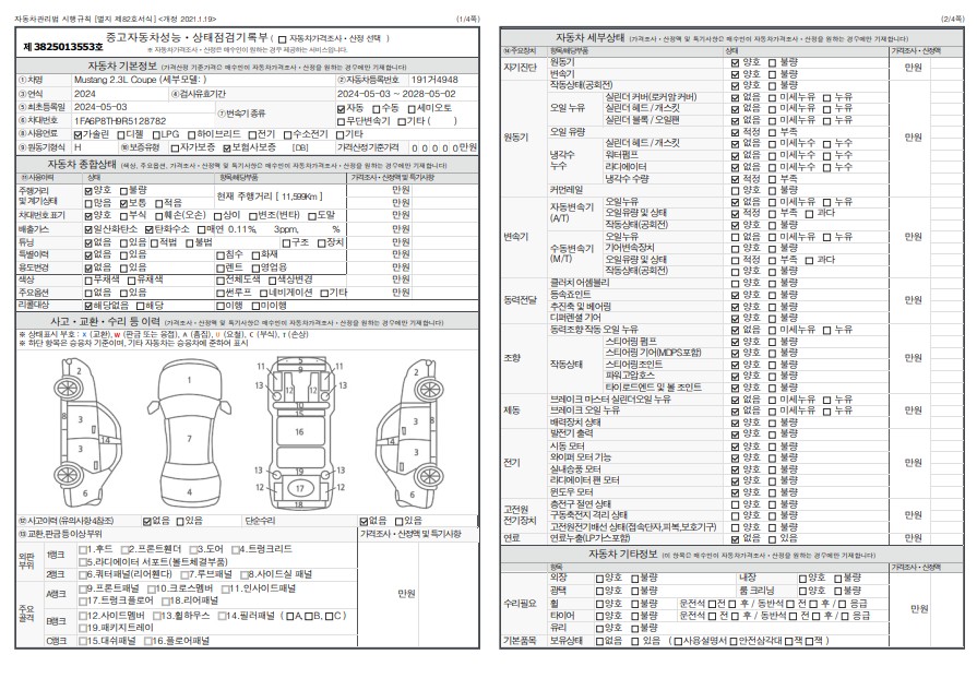 Основная информация и общее состояние / история аварий и ремонтов