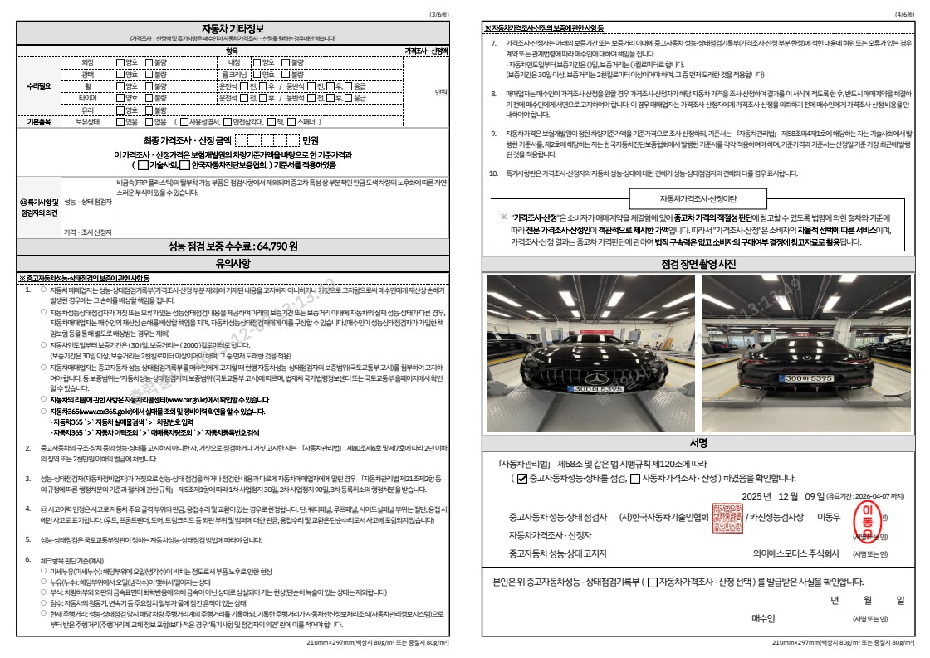 Детальное состояние автомобиля