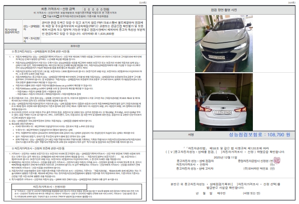 Детальное состояние автомобиля