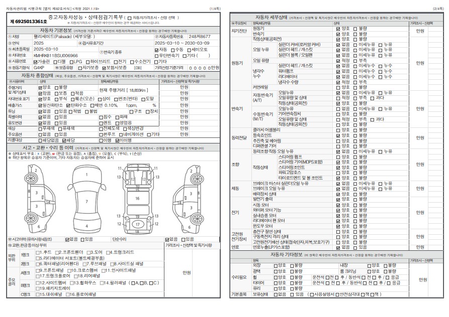 Основная информация и общее состояние / история аварий и ремонтов