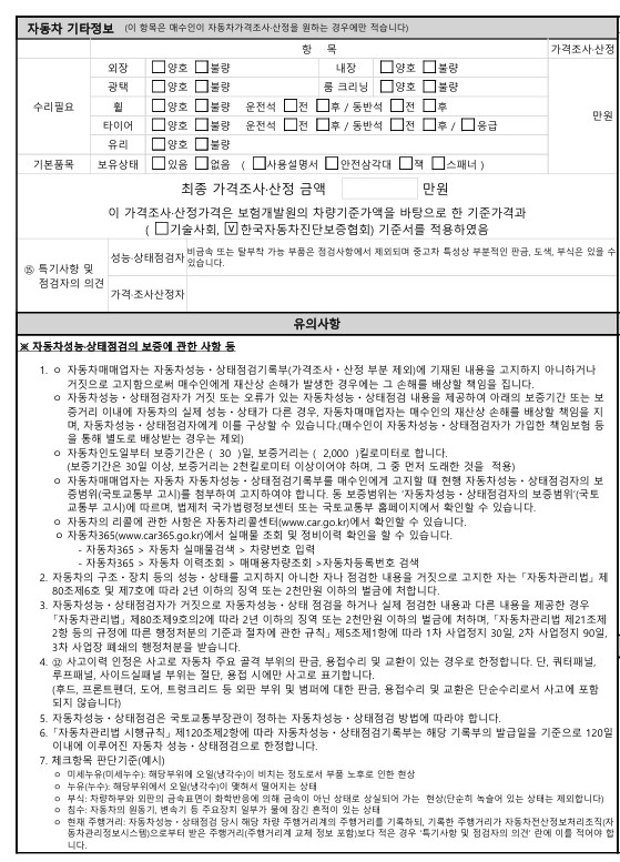 Подробное состояние автомобиля и другая информация