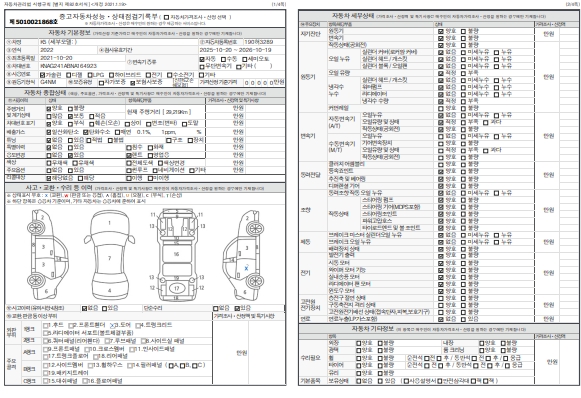 Основная информация и общее состояние / история аварий и ремонтов