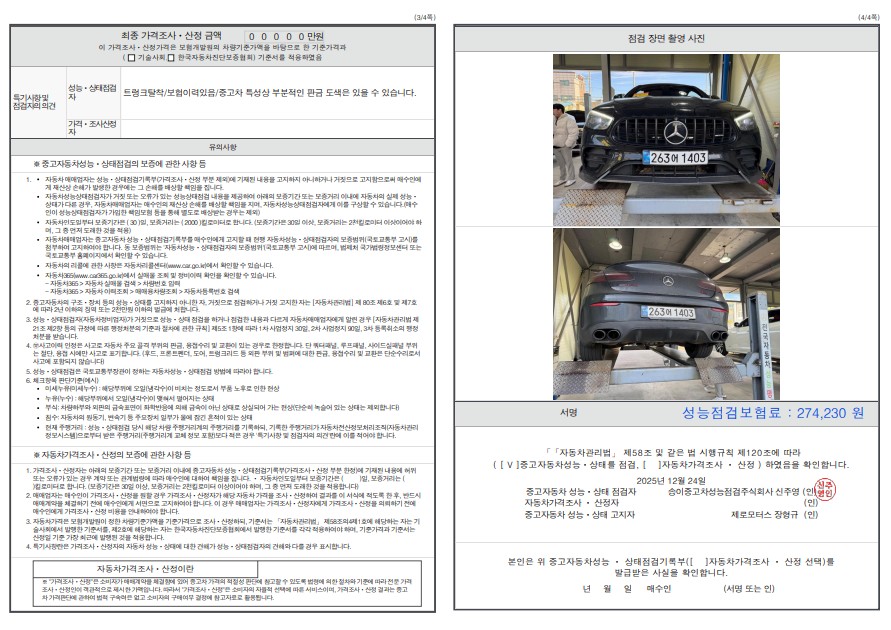Детальное состояние автомобиля
