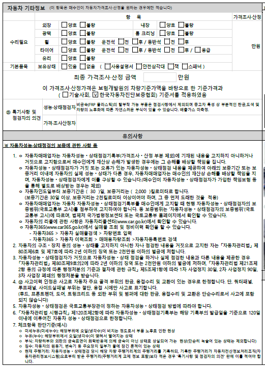 Подробное состояние автомобиля и другая информация