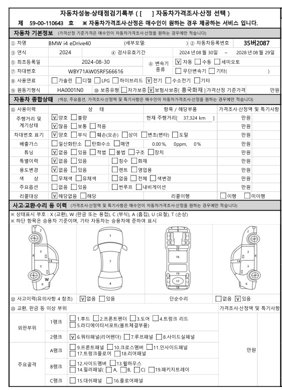 Основная информация и общее состояние / история аварий и ремонтов