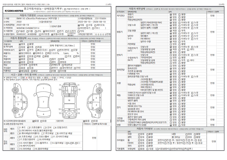 Основная информация и общее состояние / история аварий и ремонтов