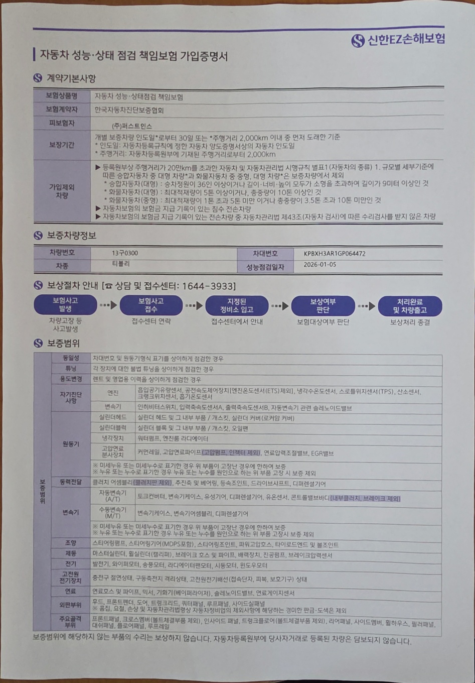 Подробное состояние автомобиля и другая информация