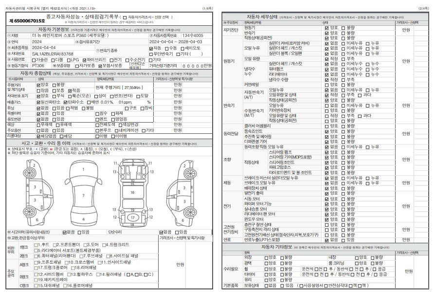 Основная информация и общее состояние / история аварий и ремонтов