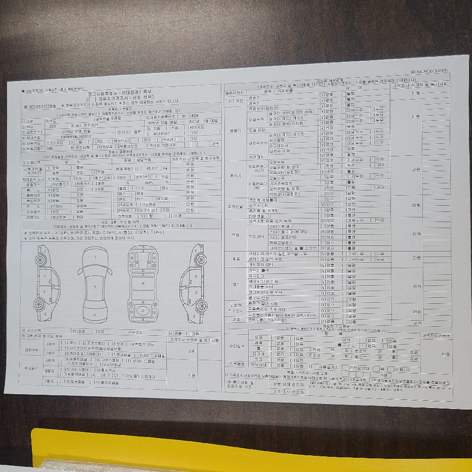 Основная информация и общее состояние / история аварий и ремонтов