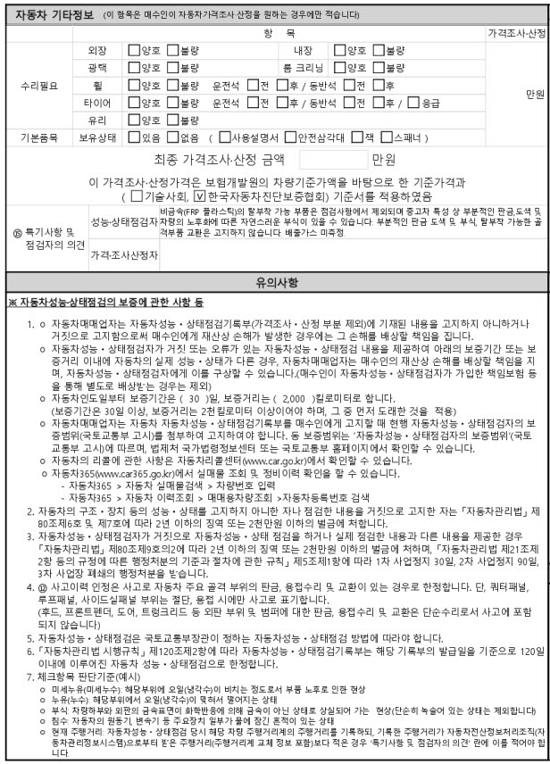 Подробное состояние автомобиля и другая информация