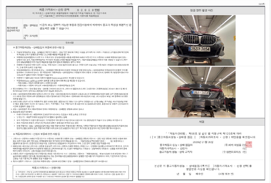 Детальное состояние автомобиля